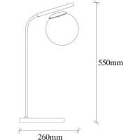 Настольная лампа Trendy Yildiz 4021 26x55x15cm GTR002808 фото №2 — интернет-магазин Desire.md