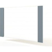 Oglindă ML-Mobila Вельвет №10 Craft Alb/Laguna Soft