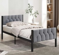 Кровать Trendy Stil Grey 90x200cm GTR007558 фото №1 — интернет-магазин Desire.md