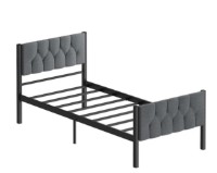 Кровать Trendy Stil Grey 90x200cm GTR007558 фото №5 — интернет-магазин Desire.md