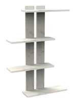 Навесная полка ML-Mobila МЛ-4 670x1000 Дуб Крафт Белый