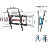 Кронштейн для ТВ Barkan BM410T Black фото №2 — интернет-магазин Desire.md