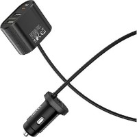 Încărcător auto Hoco Z35 Companheiro Black imaginea #2 — magazin online Desire.md