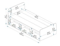 Pat Trendy Akser Pine Atlantic/Anthracit 90x190cm GTR007496 imaginea #5 — magazin online Desire.md