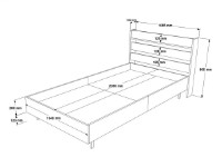 Pat Trendy On13-W White 100x200cm GTR001940 imaginea #3 — magazin online Desire.md