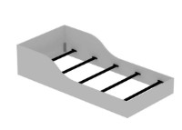 Pat Trendy Oya White 90x190cm GTR007499 imaginea #2 — magazin online Desire.md