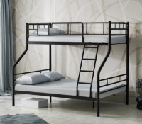 Двухъярусная кровать Evger R-70XL 90/140x200cm Black фото №1 — интернет-магазин Desire.md