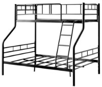 Двухъярусная кровать Evger R-70XL 90/140x200cm Black фото №2 — интернет-магазин Desire.md