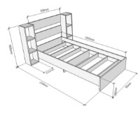 Pat Trendy Smart White 90x190cm GTR007495 imaginea #3 — magazin online Desire.md