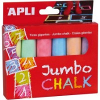 Cretă pentru desen Apli Jumbo 6pcs (CK201-6)