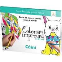 Carte de colorat pentru copii Gamma Coloram impreuna. Caini (9786060560678)