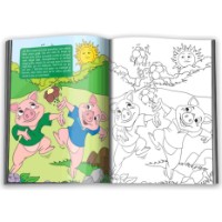 Carte de colorat pentru copii Gamma Colorez povesti. Cei trei purcelusi. Scufita Rosie (9786060563792) imaginea #2 — magazin online Desire.md