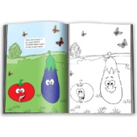 Carte de colorat pentru copii Gamma Colorez si invat. Legume, fructe si anotimpuri (9786060563778) imaginea #2 — magazin online Desire.md