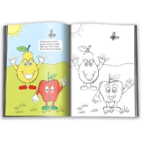 Carte de colorat pentru copii Gamma Colorez si invat. Legume, fructe si anotimpuri (9786060563778) imaginea #3 — magazin online Desire.md