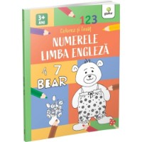 Carte de colorat pentru copii Gamma Colorez si invat. Numerele si limba engleza (9786060563785)