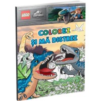 Carte de colorat pentru copii Gamma Colorez si ma distrez – Jurassic World (9786060563976)