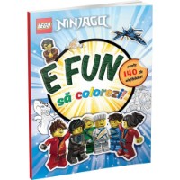 Carte de colorat pentru copii Gamma E fun sa colorezi! – Ninjago (9786060563952)