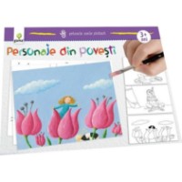Carte de colorat pentru copii Gamma Primele mele picturi. Personaje din povesti (9789731497907)