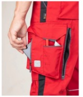 Полукомбинезон рабочий Ardon Urban+ Red, s.48 фото №3 — интернет-магазин Desire.md