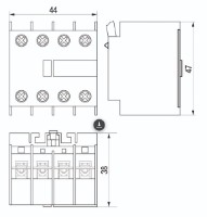 Contactor IEK KPK10-04 imaginea #2 — magazin online Desire.md