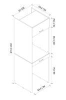 Стеллаж для стиральной машины Bofigo 12-08-01 White фото №4 — интернет-магазин Desire.md