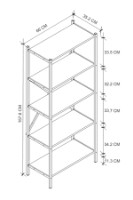 Etajeră Bofigo 13-05-01 White imaginea #5 — magazin online Desire.md