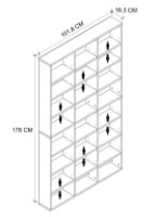 Etajeră Bofigo 15-24-02 Pine imaginea #3 — magazin online Desire.md