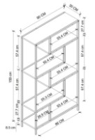 Etajeră Bofigo 15-33-08 Anthracite imaginea #6 — magazin online Desire.md