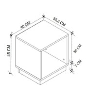 Noptieră Bofigo 19-03-01 White imaginea #4 — magazin online Desire.md