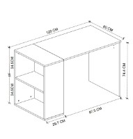 Masa de birou Bofigo 20-35-01 White imaginea #3 — magazin online Desire.md