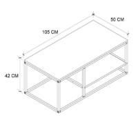 Журнальный столик Bofigo 22-03-08 Anthracite фото №3 — интернет-магазин Desire.md