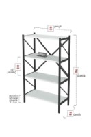 Etajeră Bofigo 15-09-01 White imaginea #5 — magazin online Desire.md