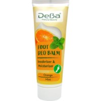 Крем для ног DeBa Foot Deo Balm Orange&Mint 75ml 