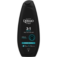 Гель для душа Dermomed Men Total&Fresh 3in1 450ml 
