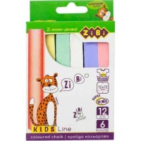 Cretă pentru desen ZiBi Kids Line 12pcs (ZB.6703-99)