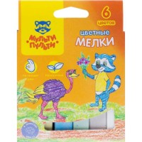 Cretă pentru desen Мульти-Пульти Енот в Австралии 6pcs (ЦМ_11129)