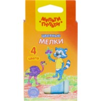 Cretă pentru desen Мульти-Пульти Енот в Австралии 4pcs (ЦМ_11128)