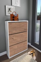 Rafturi pentru pantofi Bofigo 18-03-12 White/Pine imaginea #1 — magazin online Desire.md