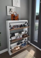 Rafturi pentru pantofi Bofigo 18-03-12 White/Pine imaginea #2 — magazin online Desire.md