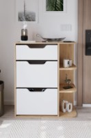 Rafturi pentru pantofi Bofigo 18-35-41 Oak/White imaginea #1 — magazin online Desire.md