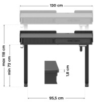 Masa de birou Mark Adler Leader 8.0 Black imaginea #4 — magazin online Desire.md