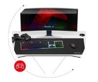 Masa de birou Huzaro Hero 1.4 White imaginea #3 — magazin online Desire.md