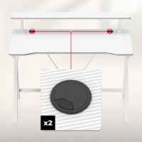 Masa de birou Huzaro Hero 1.9 White imaginea #4 — magazin online Desire.md