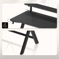 Masa de birou Huzaro Hero 1.9 Black imaginea #2 — magazin online Desire.md