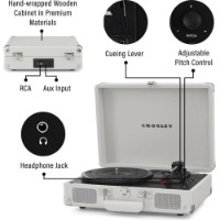 Виниловый проигрыватель Crosley CR8005F-WS4 фото №4 — интернет-магазин Desire.md