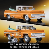 Set de construcție Hot Wheels Pickup '62 Chevy 1:16 (194735304820) imaginea #5 — magazin online Desire.md