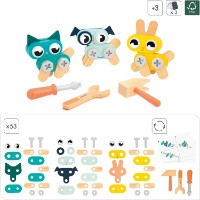 Set de construcție Janod Brico'Kids Diy Pet (J06450) imaginea #6 — magazin online Desire.md