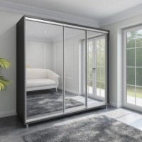 Dulap cu uşi glisante Arta Mobilei Armadio G1780 230x178x60 Anthracite