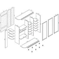 Шкаф-купе Arta Mobilei Armadio G2080 230x208x60 Anthracite фото №2 — интернет-магазин Desire.md