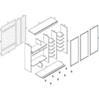 Шкаф-купе Arta Mobilei Armadio G2220 230x222x60 Anthracite фото №3 — интернет-магазин Desire.md
